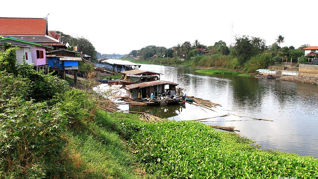 River in Lopburi.